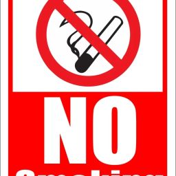 No Smoking Safety And Warning Sign Board Multicolor Sunboard 6.6x4.5 Inch Emergency Sign-image-50