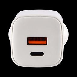 Nextech 35 W Type A & Type C 2-Port Fast Charger (Adapter Only, Universal Compatibility, White) image 3