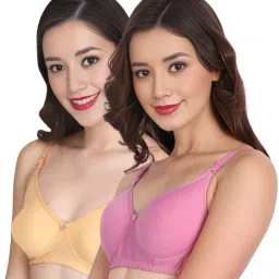 Pack of 2 Women Full Coverage Lightly Padded Bra-image-1