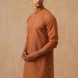 Men Pure Cotton Kurta Pyjama Set-image-102