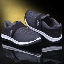 ASIAN Men Grey Textured Slip-On Sneakers-picture-13