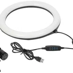 BITWEAVE LED Ring Light 10 Inch With Cell Phone Holder Without Tripod Stand Flash Ring Flash-image-3