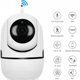 Bzrqx Smart CCTV HD IP Camera Wi-Fi IR Night Home Wireless Baby Monitor Security Camera-image-3
