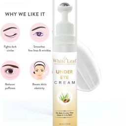 Natural Under Eye Cream For Built-In Cooling Massage Roller Men & Women-image-31