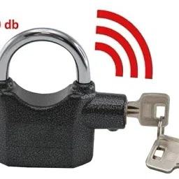 Motion Sensor Security Padlock Siren Alarm Lock for Motor, Bikes, Home, Office Bicycle Lock-image-92