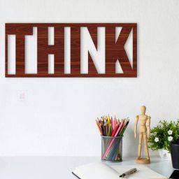 Think Brown MDF Wall Art by Art Street-picture-6