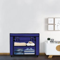 Small Cloths Wardrobe Carbon Steel Collapsible Wardrobe-image-85