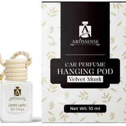 Car Perfumes Hanging Pod |Velvet Musk | Fragrance last up to 60 Days Car Freshener Diffuser-picture-33