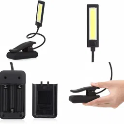 birudmart Lightweight Book Light for Adjustable Reading Lamp for Book,Study Table, Eye-Care Easy Clip, Bedroom Study Lamp image 3