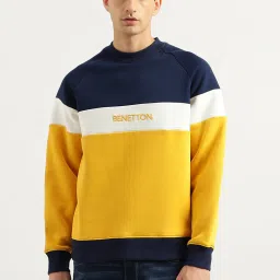 Men Full Sleeve Color Block Sweatshirt-image-75