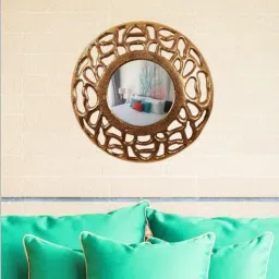 Modern Design Aluminium Frame Round Wall Mounted Mirror for Home Decoration Bathroom Mirror-2