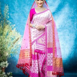 Woven Mekhela Chador Pure Silk Saree-image-5