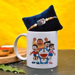 Kids Rakhi Mug For Kids|Kids Boys|KIds Girls|Brother|Rakshabandhan Gift For kids|Kids Rakhi|Kids Rakhi With mug|Rakhi For Kids With Gift|Rakhi For Brother|Rakhi For brother With Mug|Rakhi For Bhaiya With Coffee Mug Mauli Thread Mug, Rakhi Set-17
