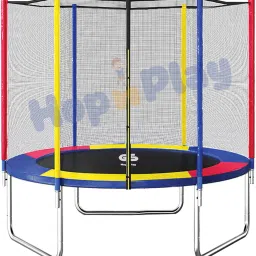 6 Feet Jumping Trampoline with Safety Net for Kids & Adults, Indoor & outdoor-23