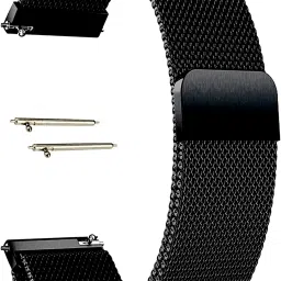 BLACK LOVIES 22 mm Metal Watch strap Compatible with Relme watch 2 / 2 PRO / S / S PRO./ R100 Smart Watch Strap-image-15