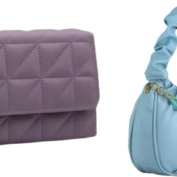 Purple, Blue Women Sling Bag Women Embossed Textured Flap Sling Bag with Adjustable Strap-image-17