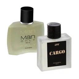 CFS Cargo Black & Man Only Set Of 2 Long Lasting Eau De Parfum - 100ml Each image 1