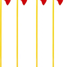 4 Pc Corner flags Portable Soccer Flags Soccer Poles Two Piece Agility Pole-image-70