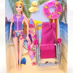 Summer Magic Doll On The Go Beach | Playset Accessories Doll Set Toy Kids Gift-picture-13