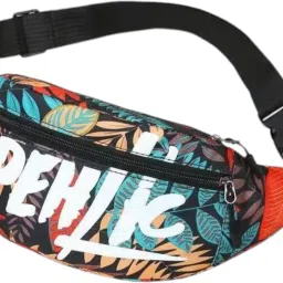 DGSELL CREATIONS Printed Travel and Shopping Waist Bag for Men Women with Belt Support Waist Bag-image-54