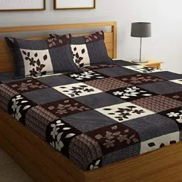 140 TC Microfiber King 3D Printed Flat Bedsheet-image-24