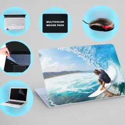 SDM 6IN1LAPTOPSKIN,SCREEN&KEYGAURD PROTECTOR,TRACKPAD,SLEEVEBAG,MOUSEPAD15.6INCH055 Combo Set-image-22