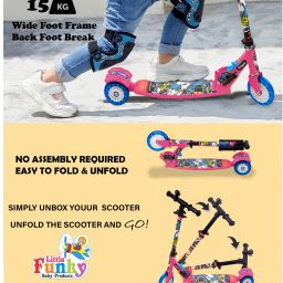 Stylo Scooty Metal Frame,3 Adjustable Height Kids Scooter-image-90