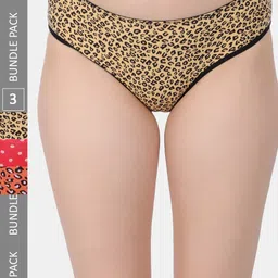 Amour Secret Pack Of 3 Printed Leak Proof Hipster Briefs-image-82