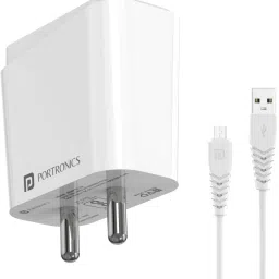 Portronics 12 W 2.4 A Wall Charger for Mobile with Detachable Cable-image-19