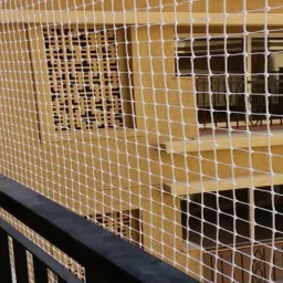 i geon UV Stabilized Nylon Pigeon Net_Bird Net_Monkey Net_10 X 100 Feet_White Color Camping Net image 5