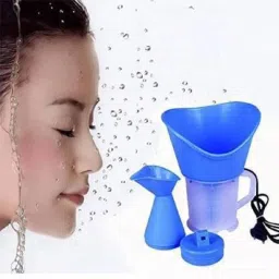 Aao je Steam inhaler Facial Streamer for Deep Face Cleaning Vaporizer & Steamer Vaporizer for Cough & Cold,winter Vaporizer(Blue) Vaporizer-16