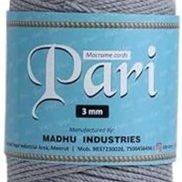 Dori Thread | 3mm Twisted (3Ply) | Steel Grey | 200-250 Metres | 1kg Spool |-image-13