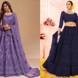 Embroidered Semi Stitched Lehenga Choli-image-57