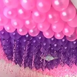 Solid Pink, Purple Balloon Pack-50 Pieces Balloon-image-66