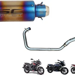 1 pulsar bike bend pipe, 1 pulsar bike exhaust Combo-picture-10