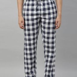 blue cotton pajama Men Pyjama-image-3