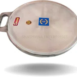 13" Pre-Seasoned Flat Indolium Dosa/Rotti/Chapathi Tawa With 5mm Raised Border Tawa 33 cm diameter-image-75