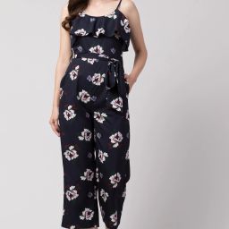 Floral Print Women Jumpsuit-image-51