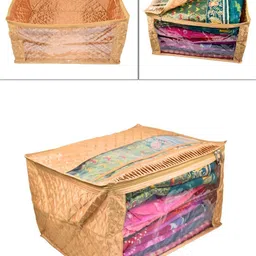 Ajabh Beige Set of 5 Regular Multi-Utility Organisers image 2