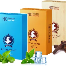 Frutta, Clove & Mint Flavoured Tobacco Free Nicotine Free Smoke Smoking Cessations-48