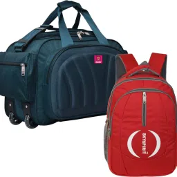 Rucksack Backpack and Duffel Bag With Wheels Combo Pack of 2 For men and women Rucksack- 40 L-image-27