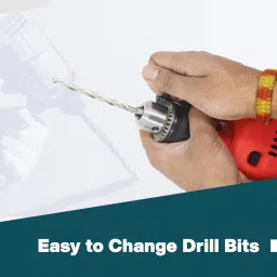 ranpra 10MM Drill Machine with 13Pcs Drill bit & 5Pcs Drill Bit And 6 Hand Tool Kit Power & Hand Tool Kit image 4