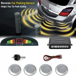 Reverse Car Parking Sensor Led Display Black for All Car Numeric display of distance from obstacle Reverse Car Parking Sensor Led Display Black for All Car Numeric display of distance from obstacle Parking Sensor-12