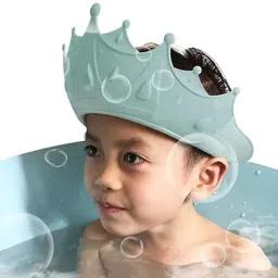 Ragi Adjustable Size Baby Shower Cap For Kids Baby Bath Head Protector Cap-image-13