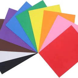 Pack of 10 Sheet Multiple Colors EVA Foam Sheet for Art & Craft A4 150 gsm Craft paper-image-34