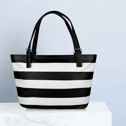 Women Black, White Shoulder Bag - Extra Spacious-image-96