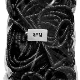verena 8 MM Spiral Binding Black Heavy Quality Plastic Spiral Ring/Coil/Loop Manual Ring Binder-10