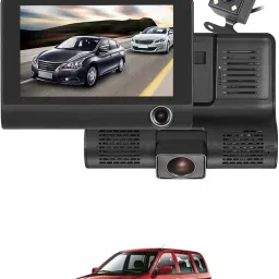 170 Degree/3 Lens G-Sensor 4Inch 3 Way DVR Video Recorder For Car Black LCD-image-55