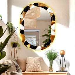 luppra 17.5×23.5″ LED UV Printed Smart Mirror Bathroom Mirror-picture-25