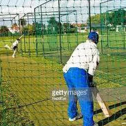 Standard Cricket Practice/Training Net for Ground GREEN 1Side1.5MM THICK(10 X30FT Cricket Net-picture-26
